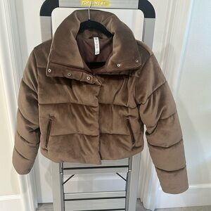 ALO Yoga Ribbed Velour Gold Rush Jacket